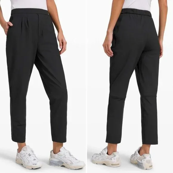 Lululemon NWOT Essential High-Rise Trouser in Black Size 8 - Picture 1 of 8